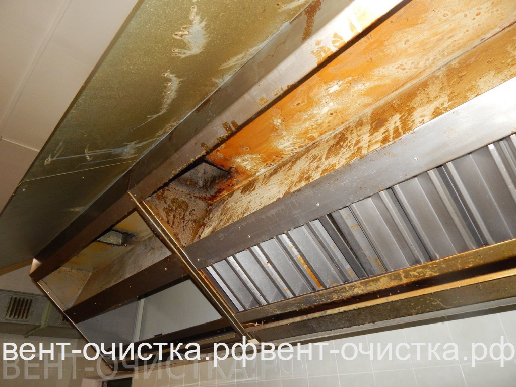 Чистка кухонной вытяжки в общепите
